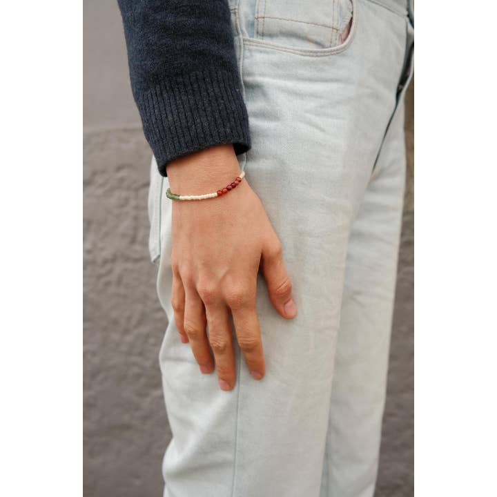 Not I But We - Wholesale Beaded Bracelet - Gratitude Mindfulness Bracelet | Gemstone Intention Bracelet2