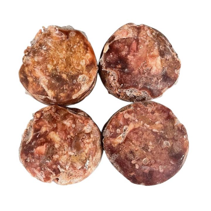 Ancestral Raw Nutrition – wholesale Husdjursfoder – Hund – Anka & Kanin (Chunky Grind) 4 Ounce Puckar 2,5 Lb Påse0