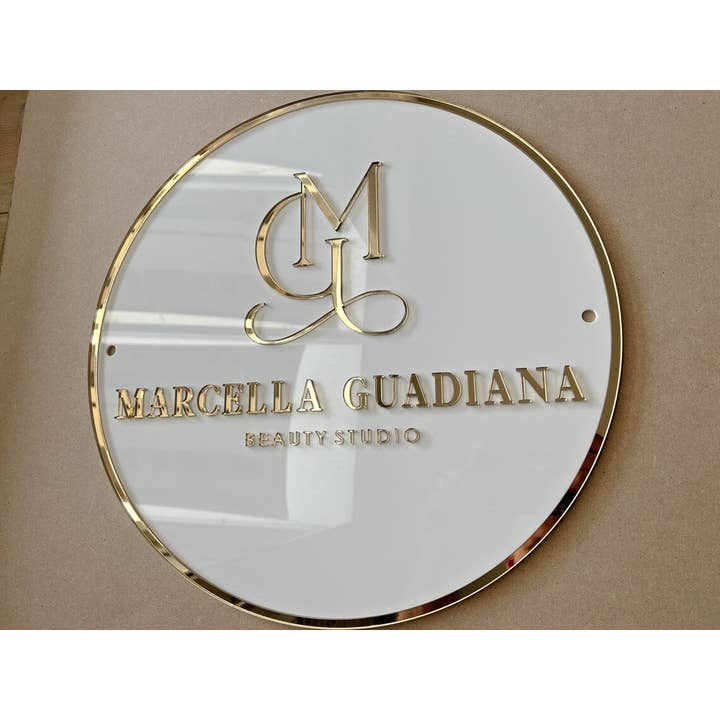 Lasartify - Wholesale Wall Sign - Round Business Sign1