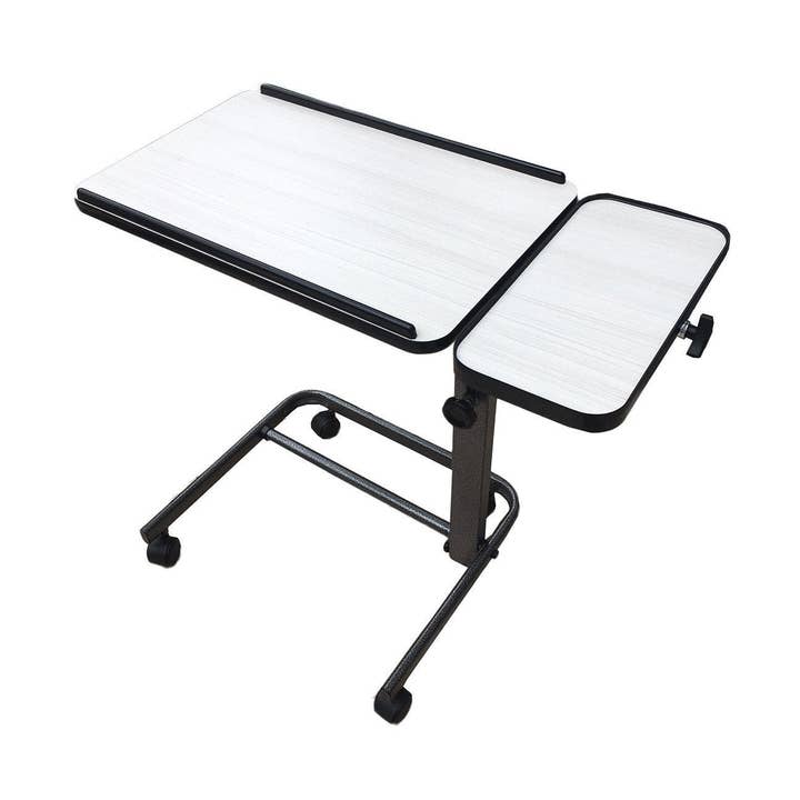 Reconditioned - Acrobat Adjustable Overbed (or) Laptop Table - White Birch for wholesale by Platinum Health LLC