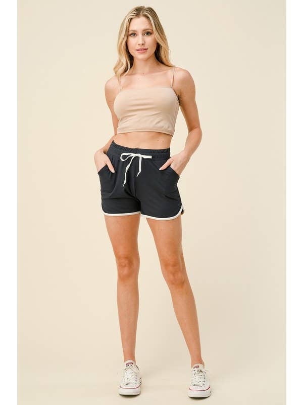 MIO WHOLESALE - Wholesale Shorts - Women's - DS-01 DRAWSTRING DOLPHIN SHORT