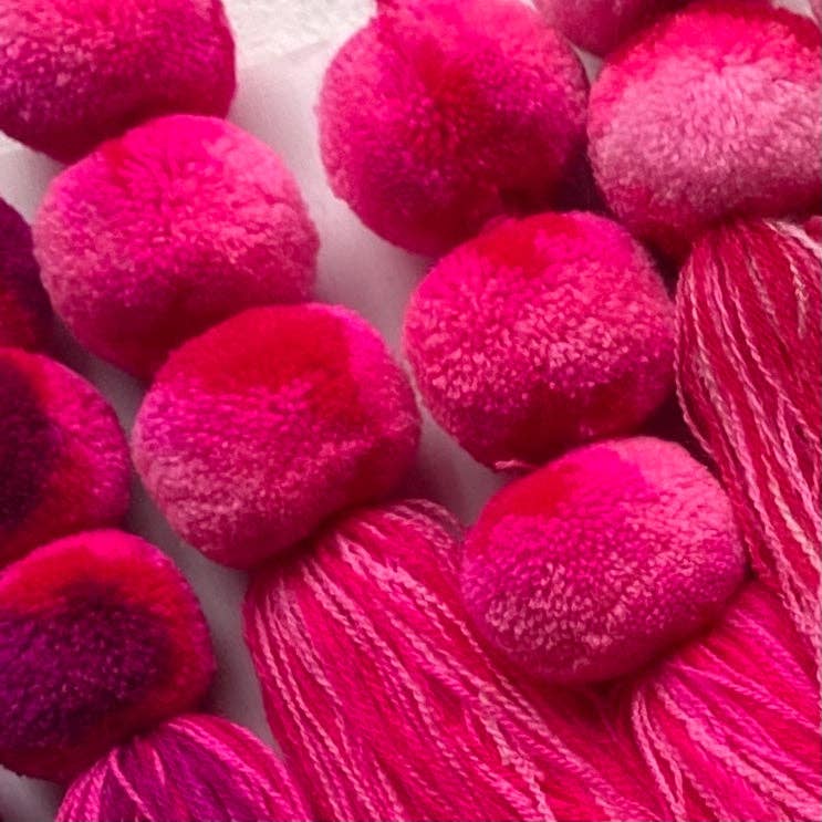 SWIETstuff - Wholesale Tassel Earrings - Tie-Dye Pompom Earrings6