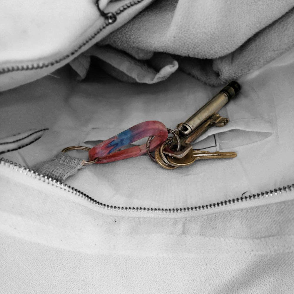 NoMorePlastic - Vente Porte-clés – unisexe - Mousqueton unique en plastique de plage recyclé3