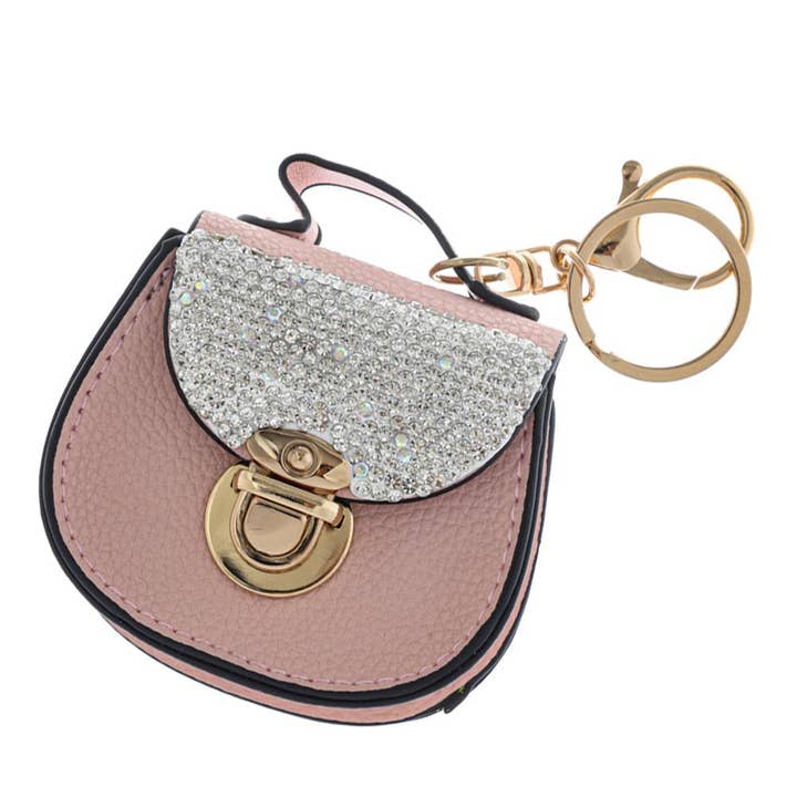 anbfashion - Wholesale Crossbody Bag - Women's - Faux Leather Mini Bag Charm Keychain LVKL-1281
