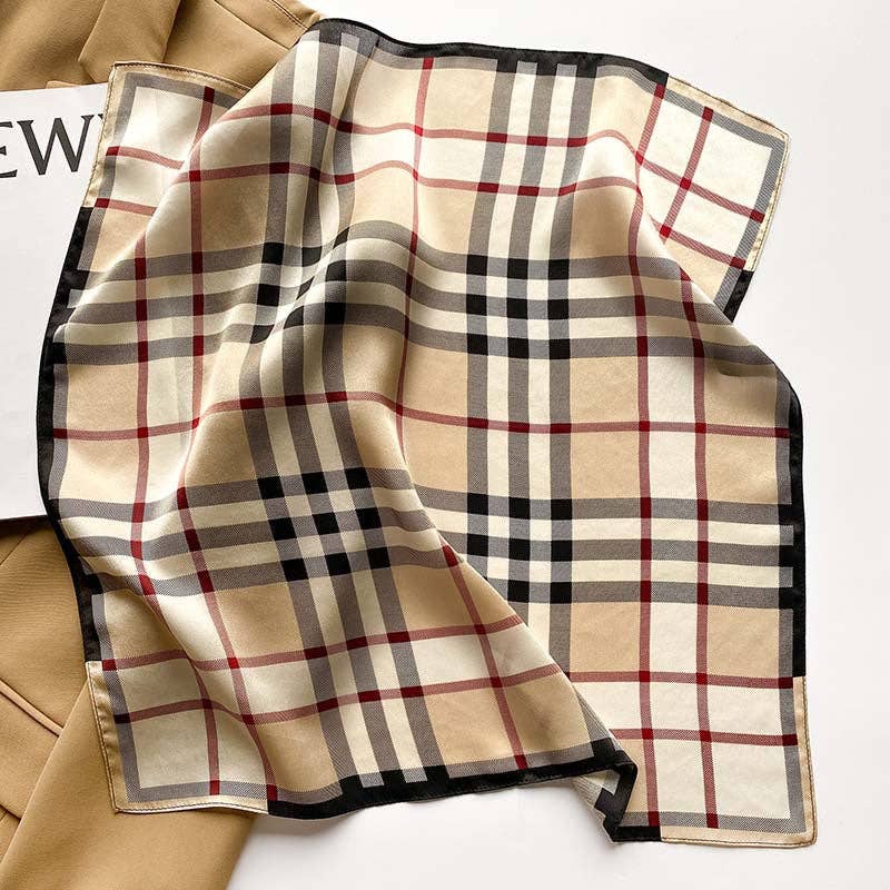 SueSilkHK - Vendita all'ingrosso Sciarpa - Donna - Sciarpa semplice scozzese 100% seta di gelso, foulard in seta, sciarpa per capelli in seta, sciarpa da collo in seta, regalo per la festa della mamma, accessorio per borsa, regalo per lei2