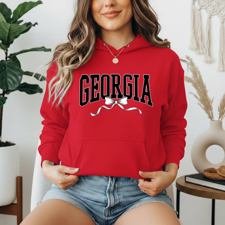 Georgia Black Toile Hoodie for wholesale by Simply You Customs