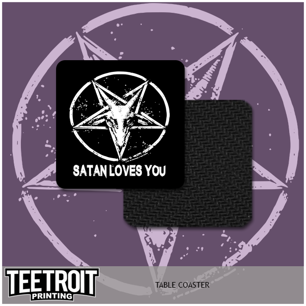 Teetroit Printing LLC - Wholesale Onderzetters - Horror tafelonderzetters per set van 20, zelf designs kiezen22