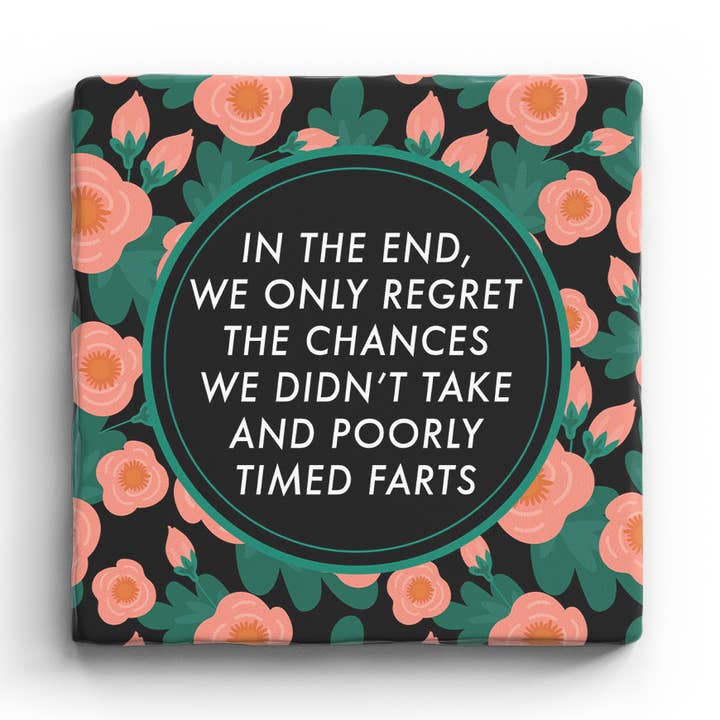 Paisley & Parsley - Wholesale Coasters - Regret - Marble Coaster0