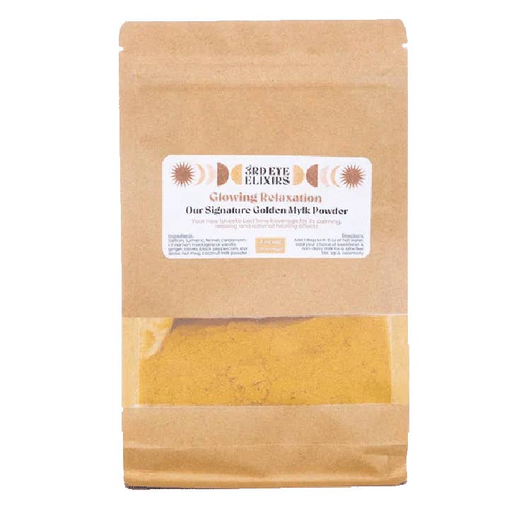 Glowing Relaxation Golden Milk Elixir for wholesale by Third eye cacao