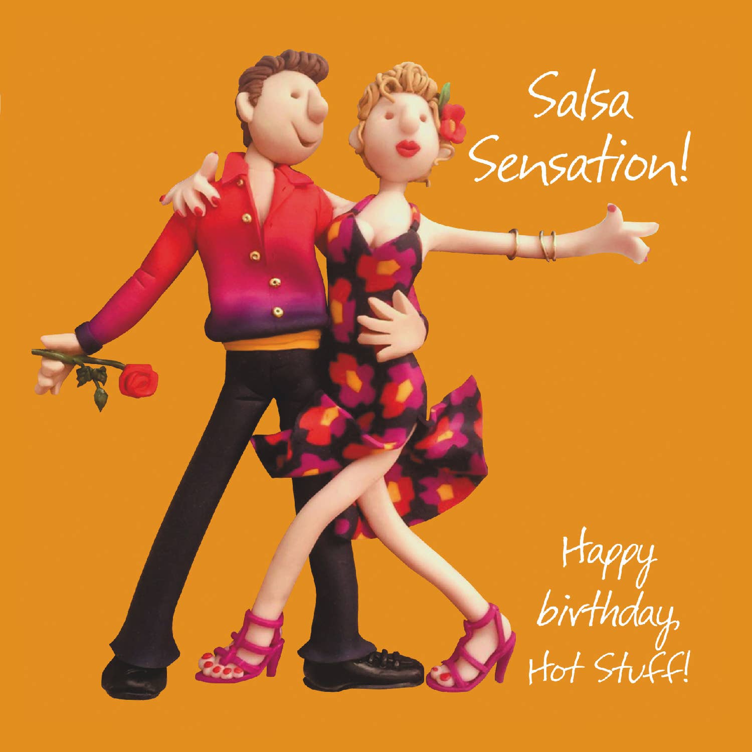 Tarjeta de cumpleaños femenina con temática de baile para sensación de  salsa al por mayor, image size:1500x1500