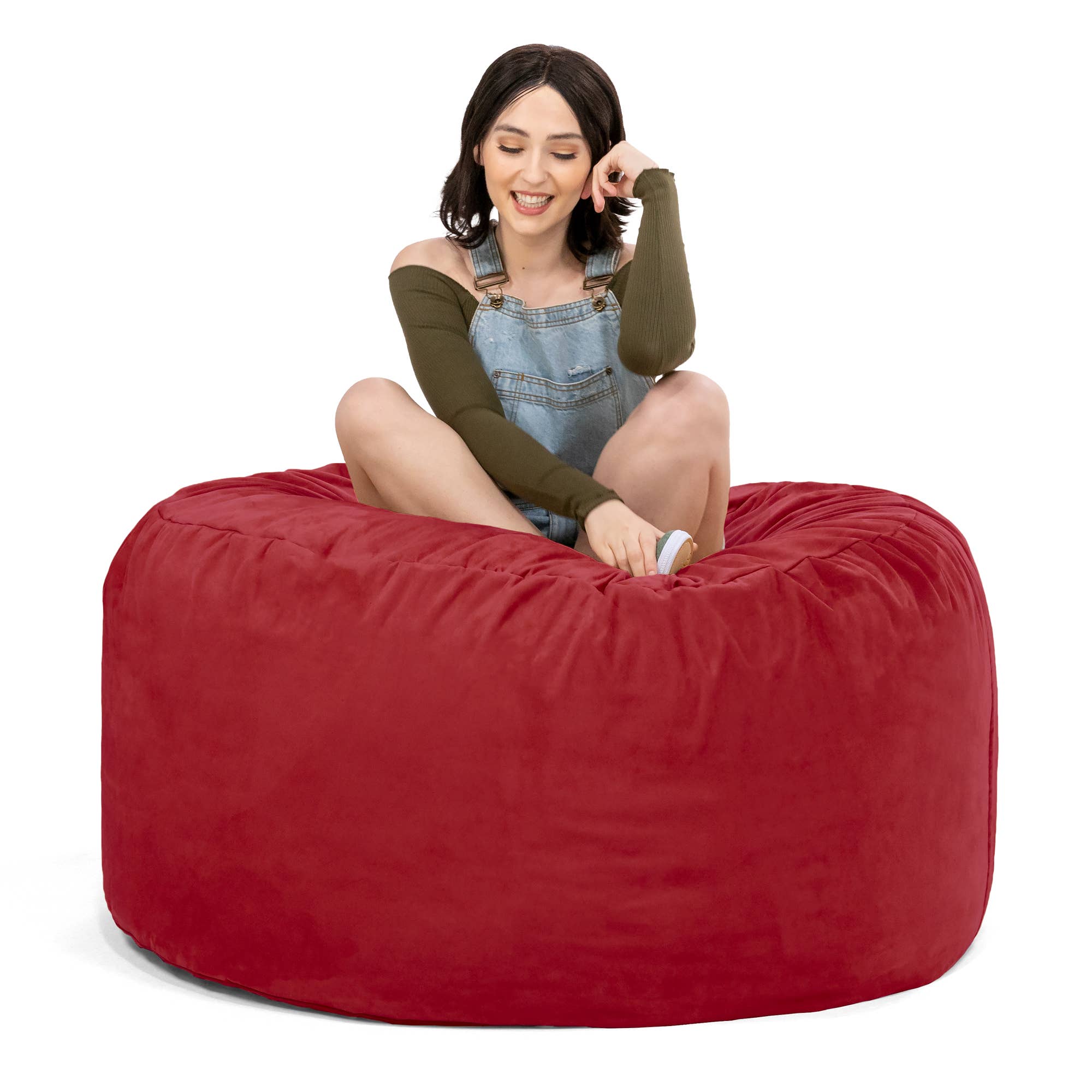 LuvU - Wholesale Chair - Jaxx Saxx 4 Foot Round Bean Bag w/ Removable Cover13