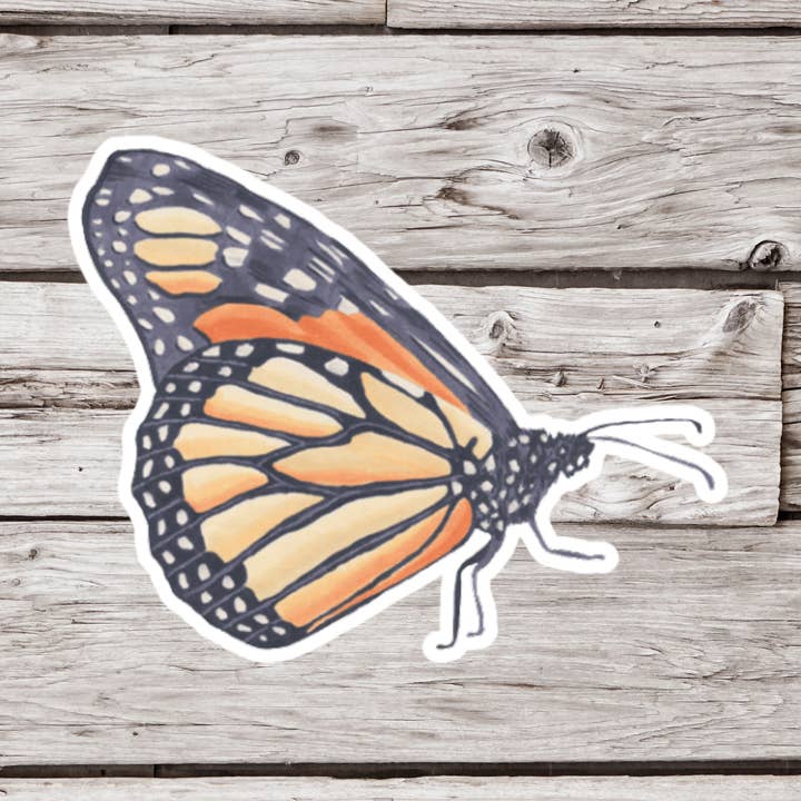 Monarch-Schmetterlings-Aufkleber, Schmetterlings-Aufkleber, Insektenaufkleber für den Großhandel von NatureCuts