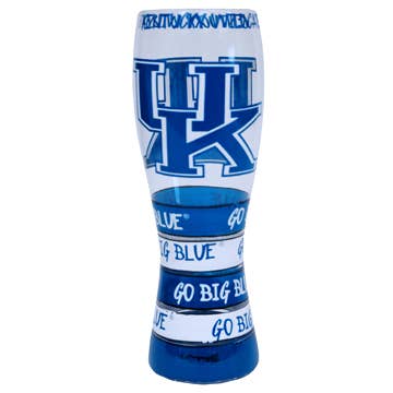 Kentucky Wildcats Pilsner Glass for wholesale by Jenkins Enterprises