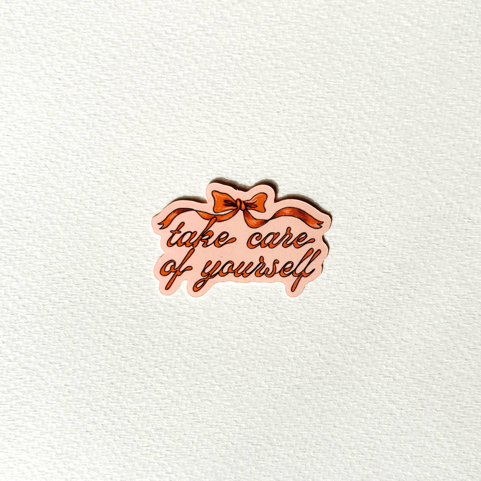 Artbaby & Co. – wholesale Sticker – Take Care of Yourself Bow Sticker2