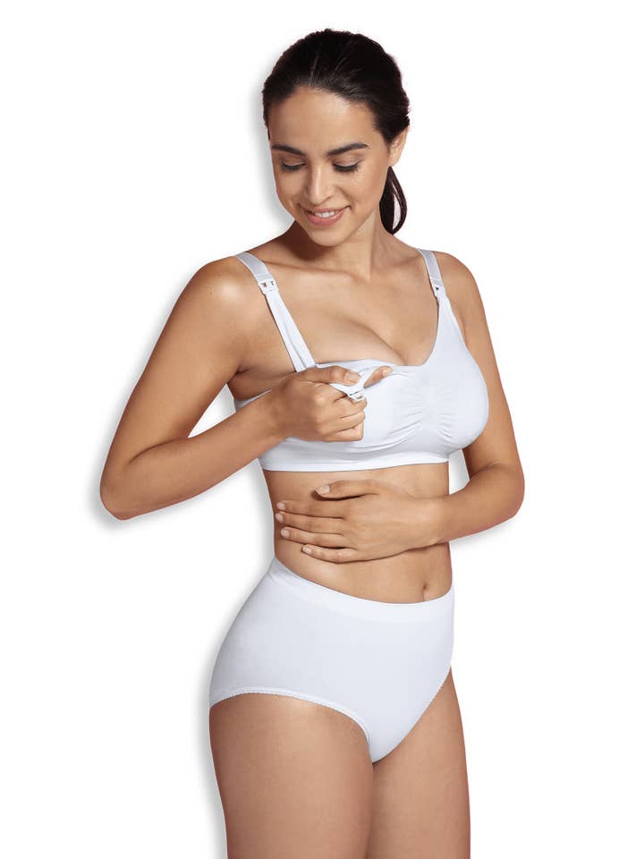 Carriwell – Großhandel Still-BH – Schwangerschafts- & Stillmode – Gepolsterter Schwangerschafts- und Still-BH (Schwarz)3