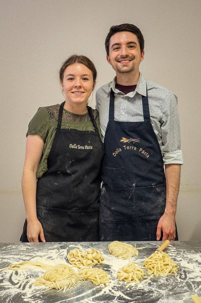 Northwoods Food and Gift Enterprises - Wholesale Pasta - DT005 Heirloom Garlic Radiatori 6/cs $30.00/cs $5.00 each1