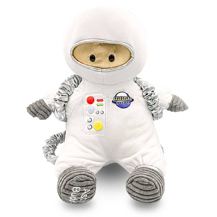 Astronaute spatial en peluche AstroBuddy pour la vente par Celestial Buddies