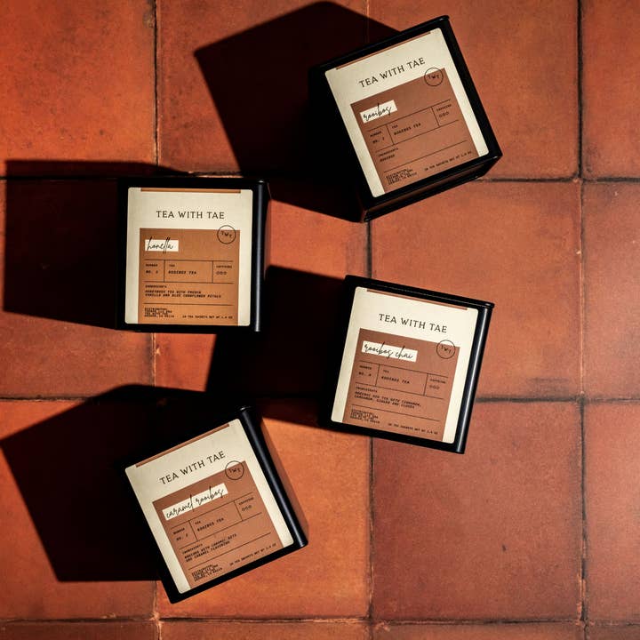 Tea with Tae - Wholesale Tea bags - Rooibos Chai Herbal Tea Gift Tin (20 tea bags)1