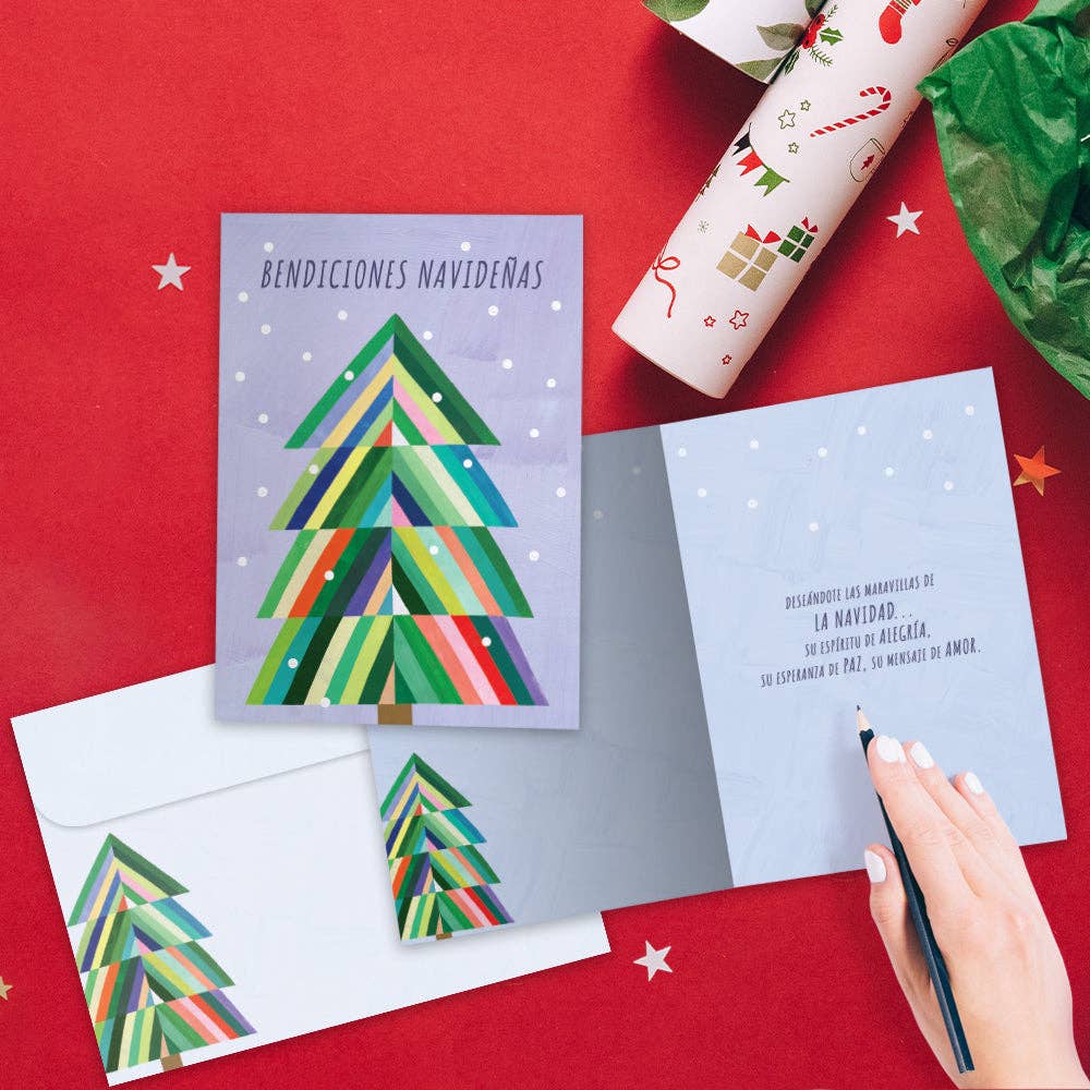 Tree-Free Greetings - Wholesale Christmas Card - Navidenas Tree Christmas SKU 221511