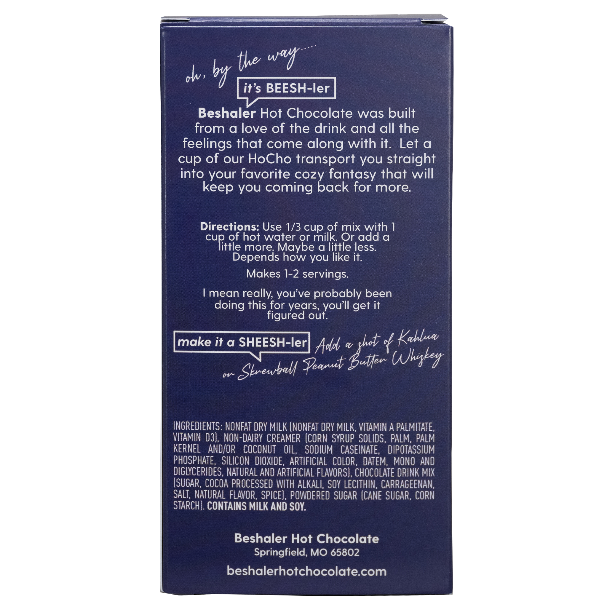 Beshaler Hot Chocolate – wholesale Varm chokladmix/-kit – Rik & krämig5