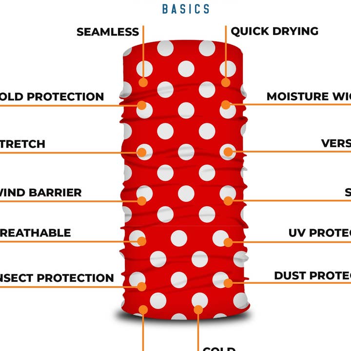 DOTTED BLANCO ORIGINAL BANDANA for wholesale by Armoray