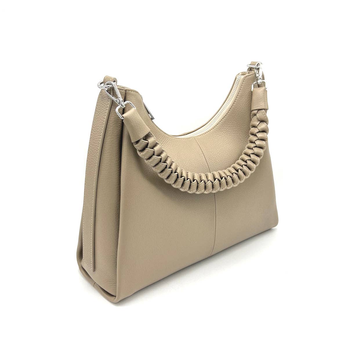 Suie Valentini srl - Wholesale Shoulder Bag - Women's - Genuine leather shoulder bag with strap, Made in Italy, art. 1126485