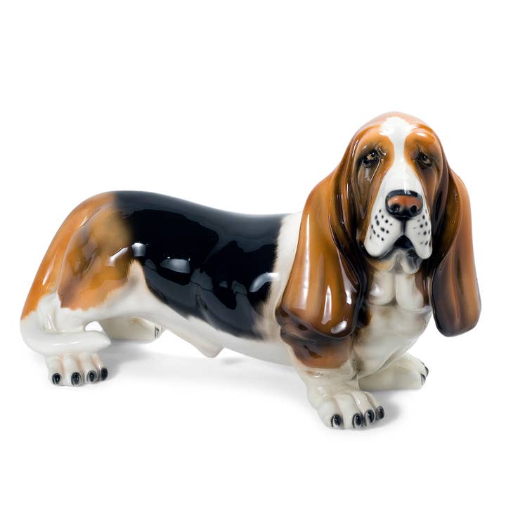 ANI2325 Dog Basset Hound 21.5" for wholesale by Intrada Italy