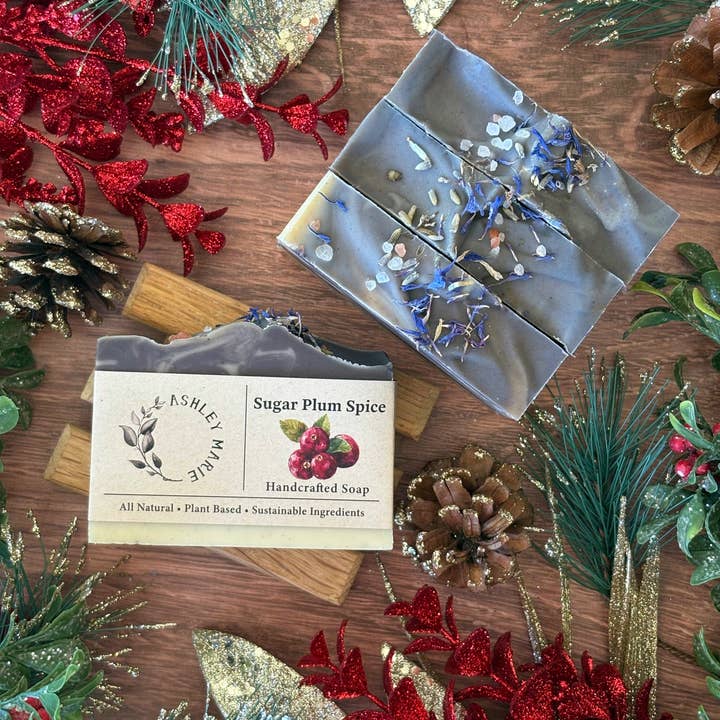 Ashley Marie Soap - Wholesale Bar Soap - Sugar Plum Spice Bar Soap-Christmas, gifts, Stocking Stuffer2