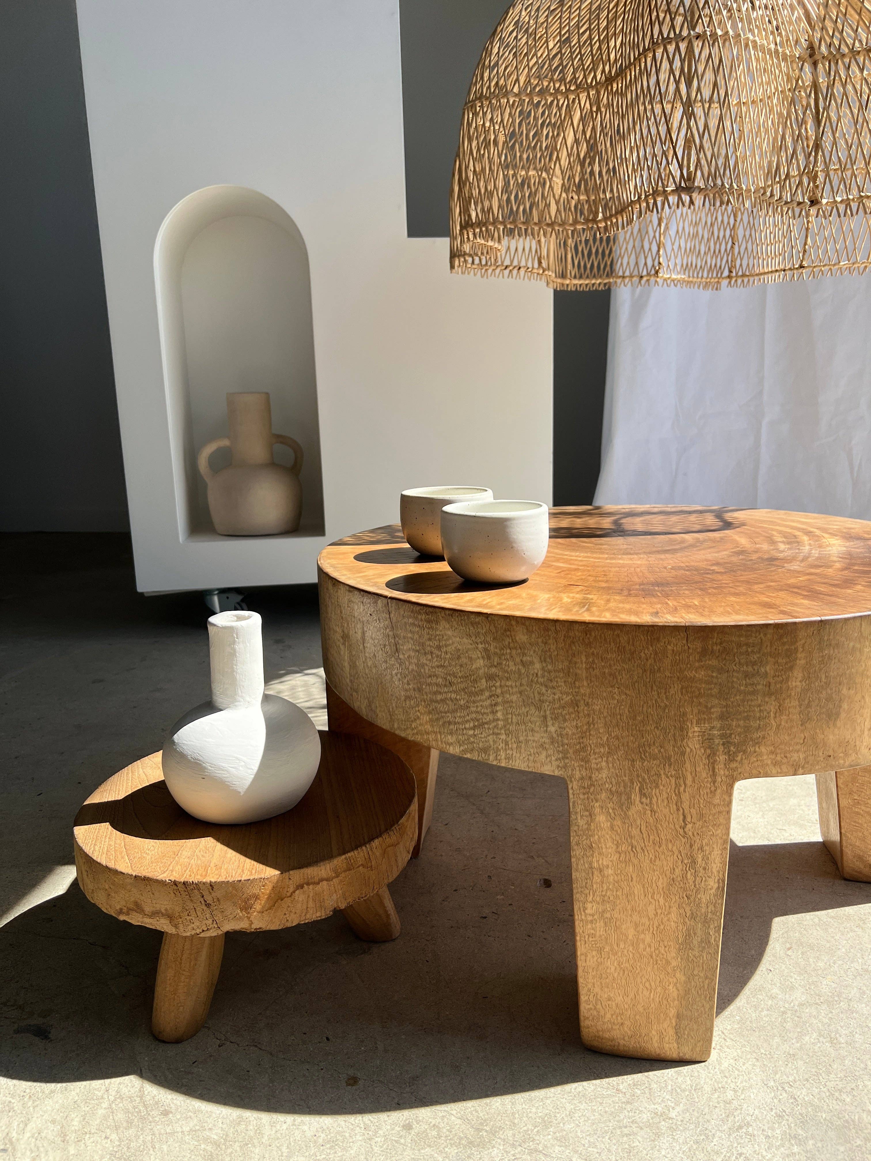 Office Objets - Wholesale Chandelier/Hanging Light - Pendant light, flower-shaped rattan fixture, tulip, corolla H:80cm D80cm80