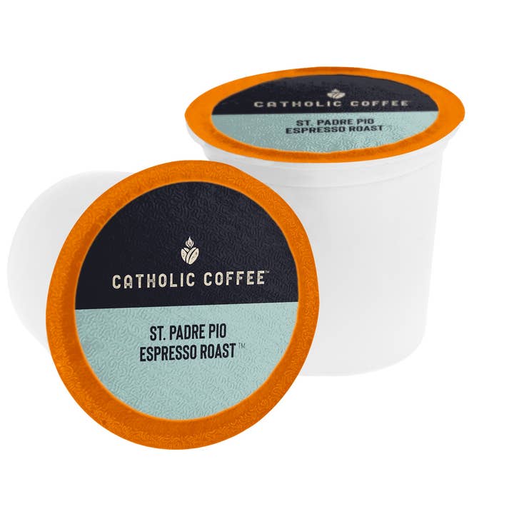 CF Pio Espresso 12 K-Cup Box for wholesale by Catholic Coffee