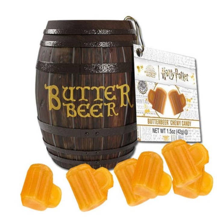 I Got Your Candy - Wholesale Hard Candy - Harry Potter Butter Beer Barrel Chewy Candy Tin 1.5oz - 24ct
