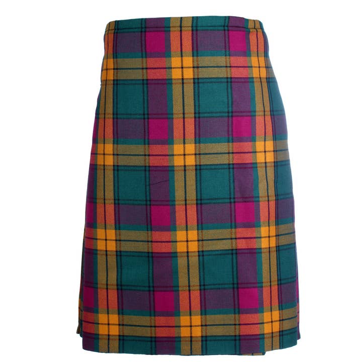 Clearance MTM Wool Kilt - 8 Yard - MacMillan Old Modern - Waist 32 Length 24.5 for wholesale by The Scotland Kilt Company