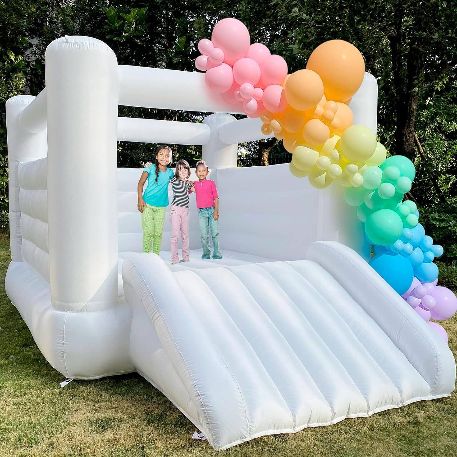 ShipItFurniture - Wholesale Inflatables - Large White Inflatable Bounce House For Kids And Adults5