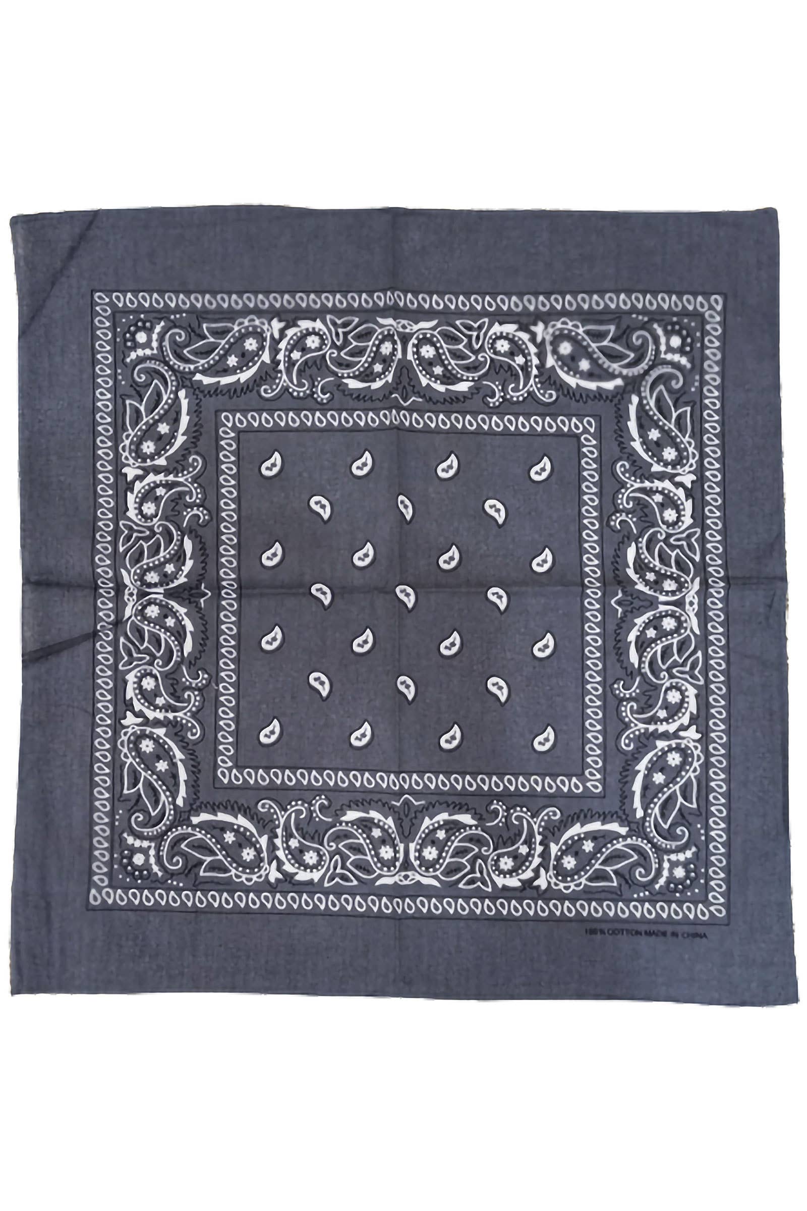Cap Zone – Engroshandel Bandana - Dame – Klassisk firkantet bandana i bomuld med paisleyprint7