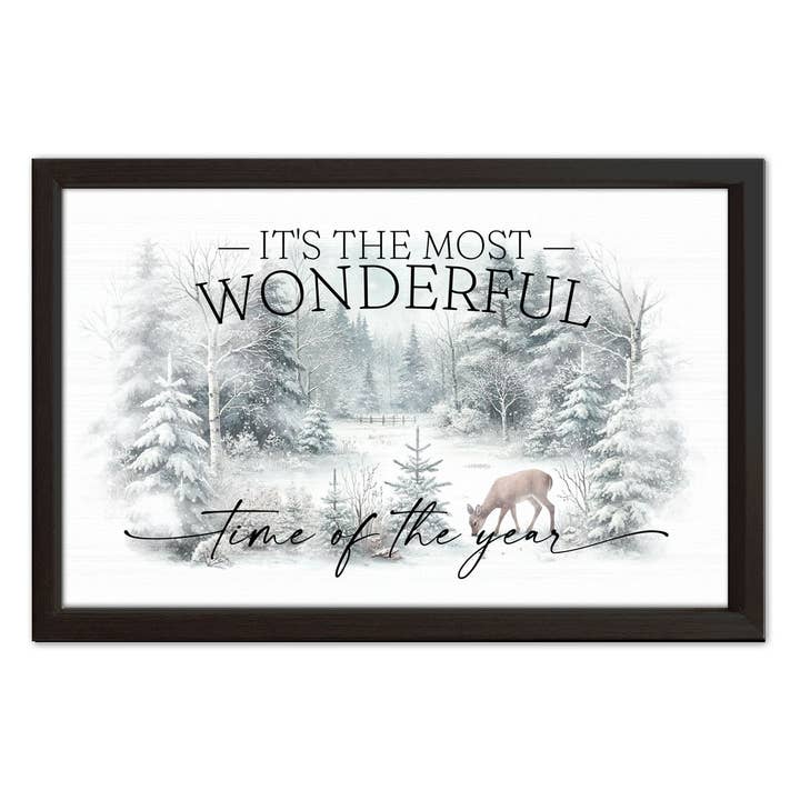 Pinetree Innovations Canada - Wholesale Sign - It's The Most Wonderful Time Of The Year | Wood Sign0