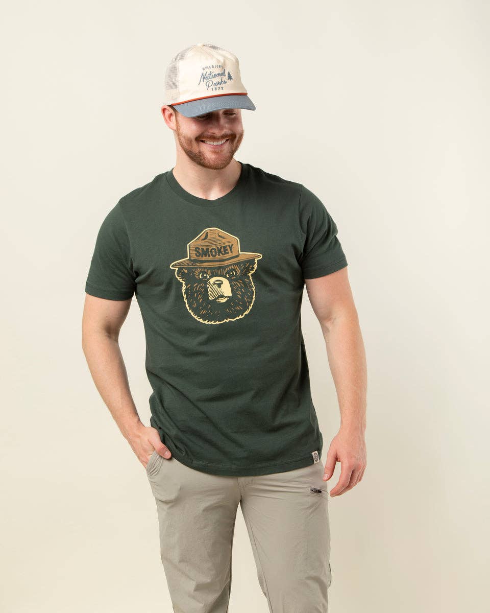 The Landmark Project - Wholesale Screen Printed T-Shirt - Unisex - Smokey Bear Logo Unisex Short Sleeve Tee7