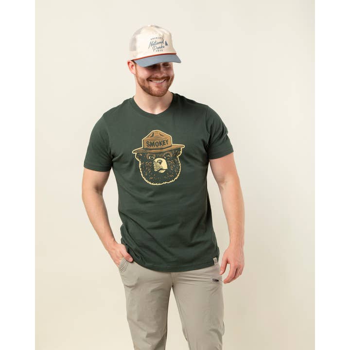 The Landmark Project - Wholesale Screen Printed T-Shirt - Unisex - Smokey Bear Logo Unisex Short Sleeve Tee7