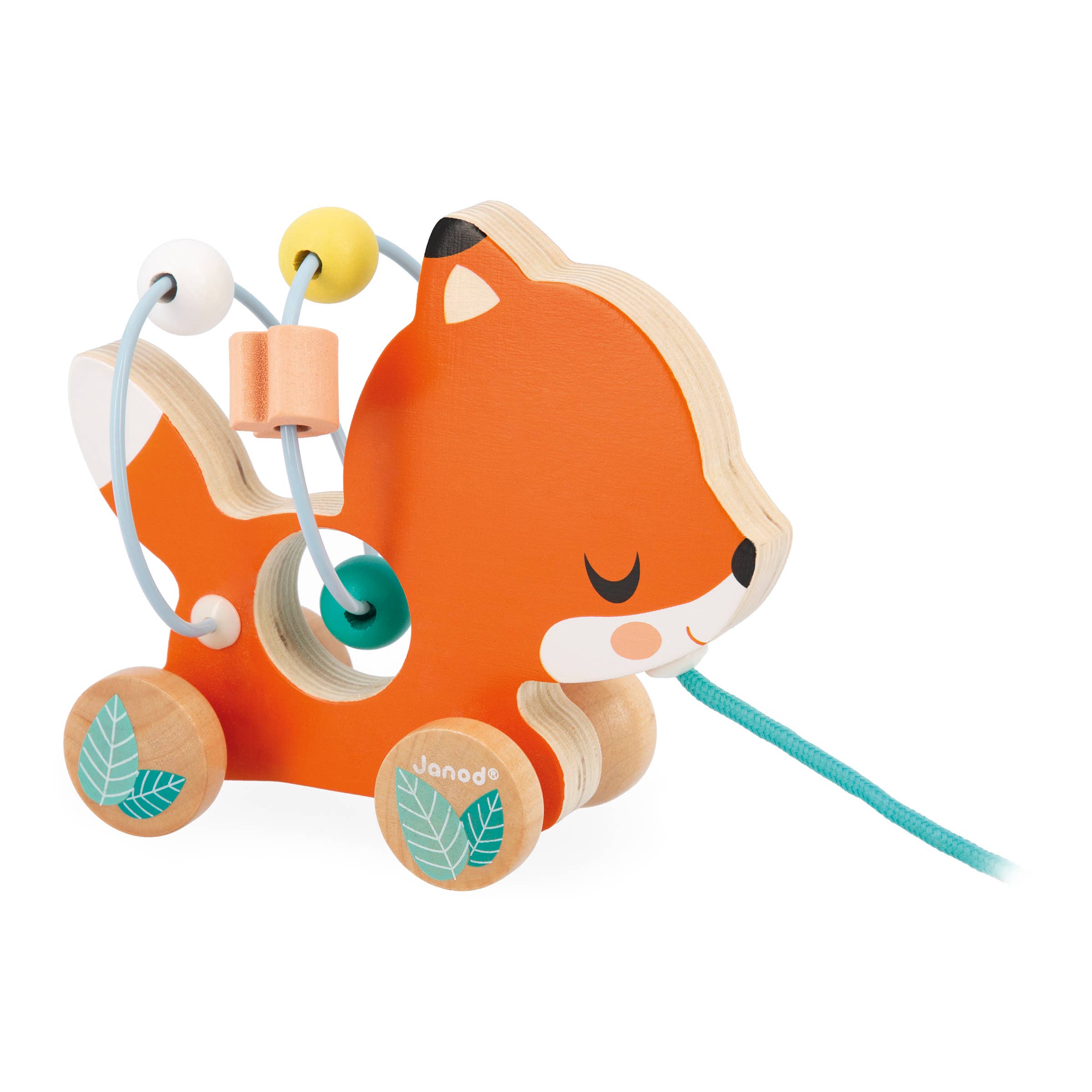 Janod - Wholesale Handheld Rattle - Baby - Pure | Pull-Along Animal Bead Maze | Display x910