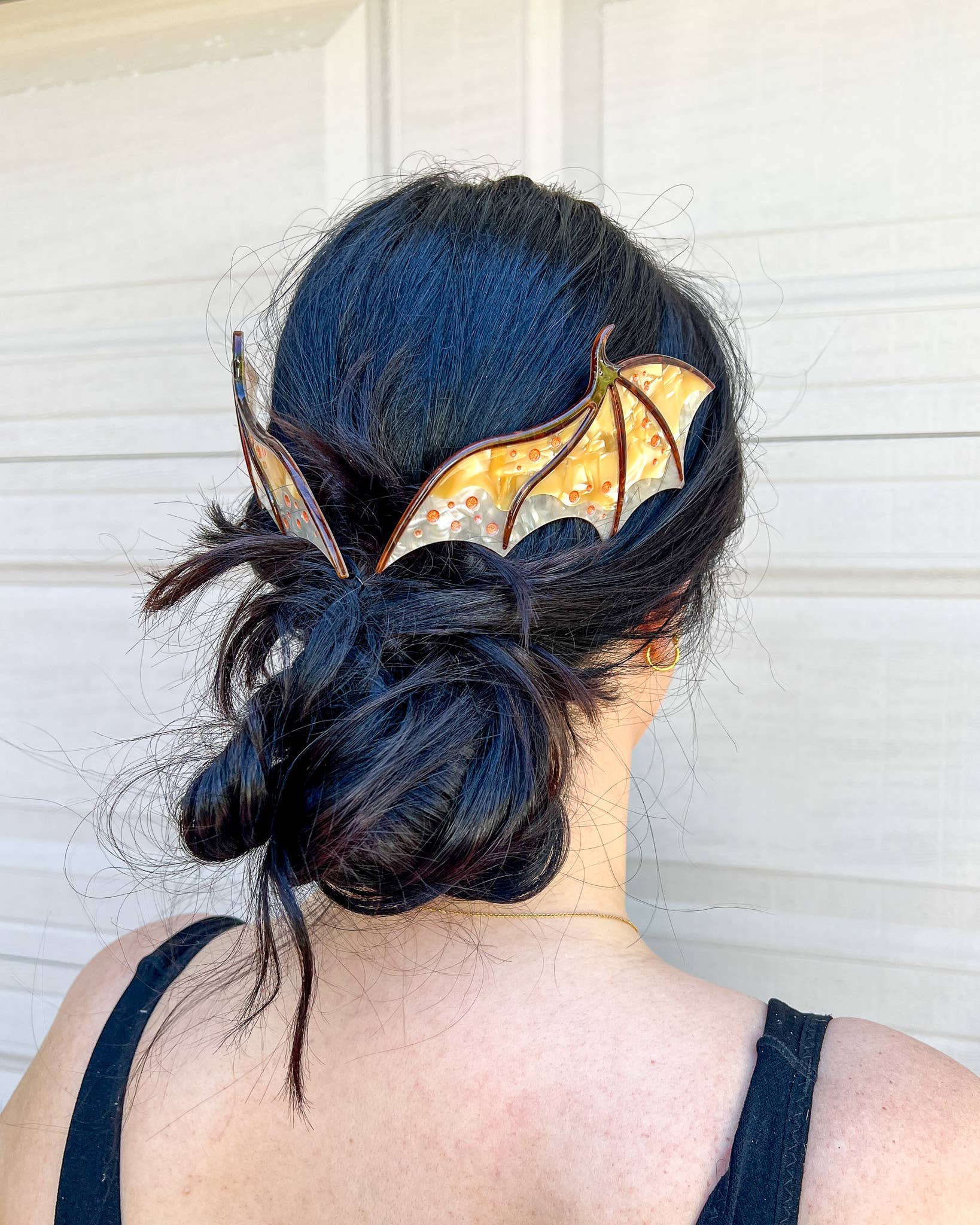 Blissfully Bookish Company - Wholesale Hair Accessories Set - Women's - Gold Dragon Wing Comb Set | Fantasy Gifts7