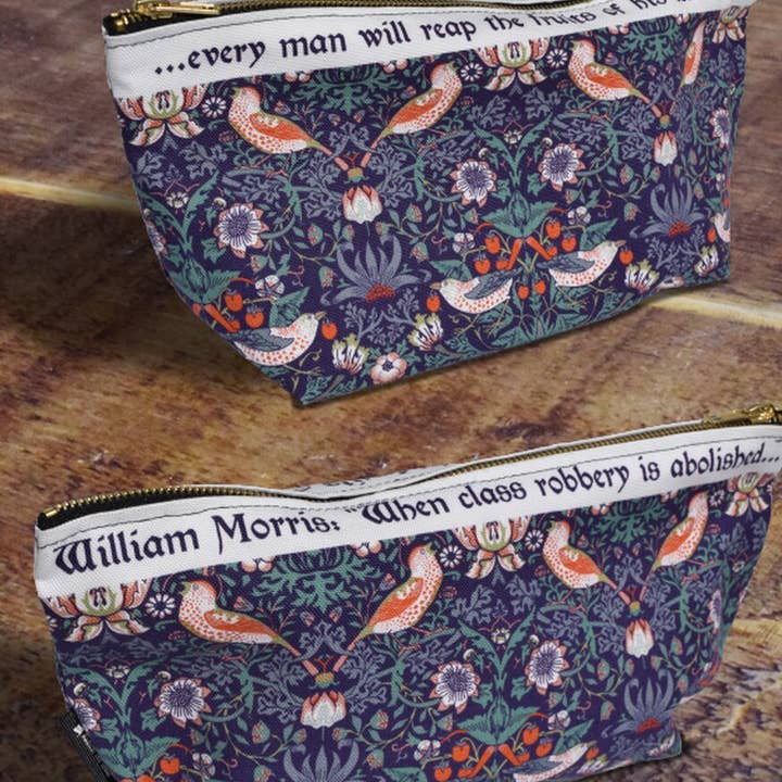 Radical Tea Towel North America - Wholesale Toiletry Bag - Women's - William Morris Strawberry Thief Toiletry Bag