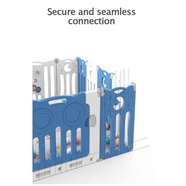 KIDS VIP – wholesale Classic toy – Kids – Indoor/Outdoor Foldable Playpen ? 20-Panel Safety Play Yard10