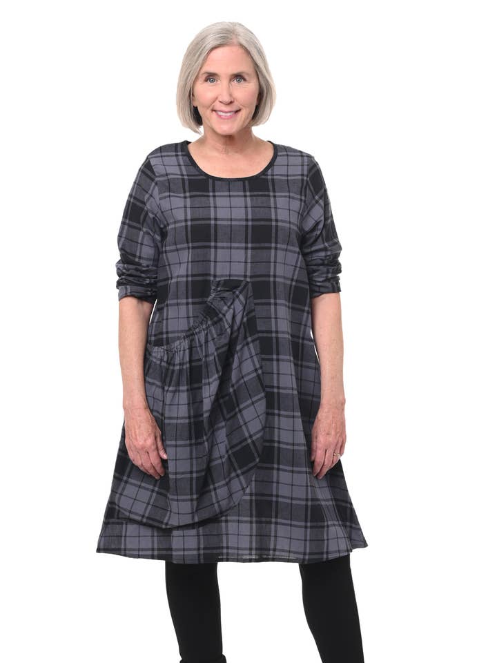 CL816 Pepper in Shannon Flannel for wholesale by Tulip Clothing