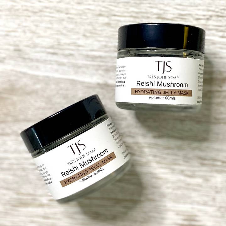 Reishi svampåterfuktande gelémask för wholesale av Très Jolie Soap