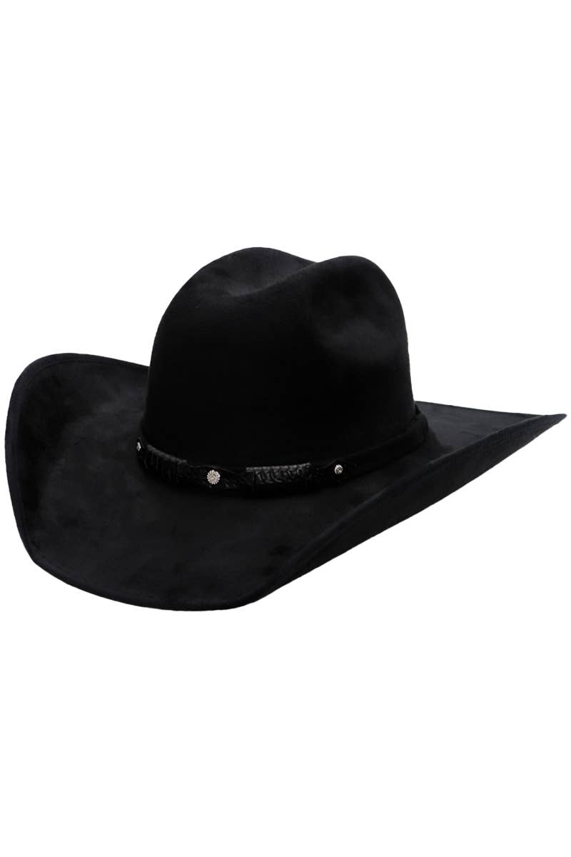 Cap Zone – Engroshandel Cowboyhat - Dame – Falsk nubuck ruskind cutter cowboyhat4