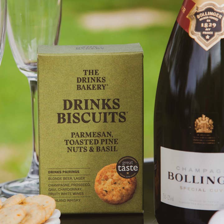 The Drinks Bakery - Wholesale Cookie - Drinks Biscuits - Parmesan Cheese & Sweet Basil 110g2