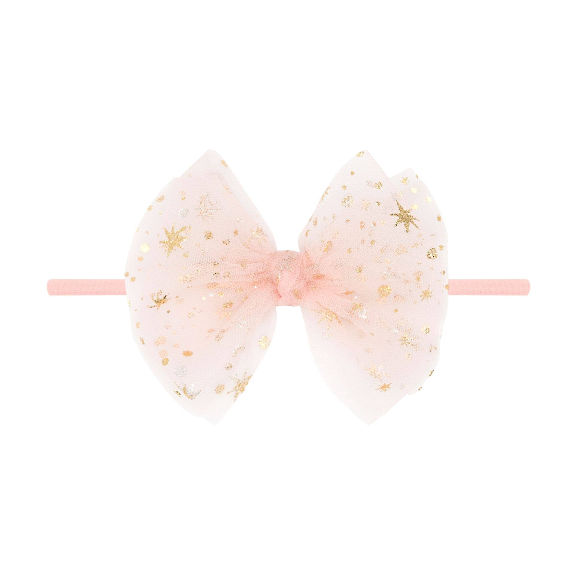 Wholesale Baby Bling® Tulle FAB® Skinny nylon headband with tulle