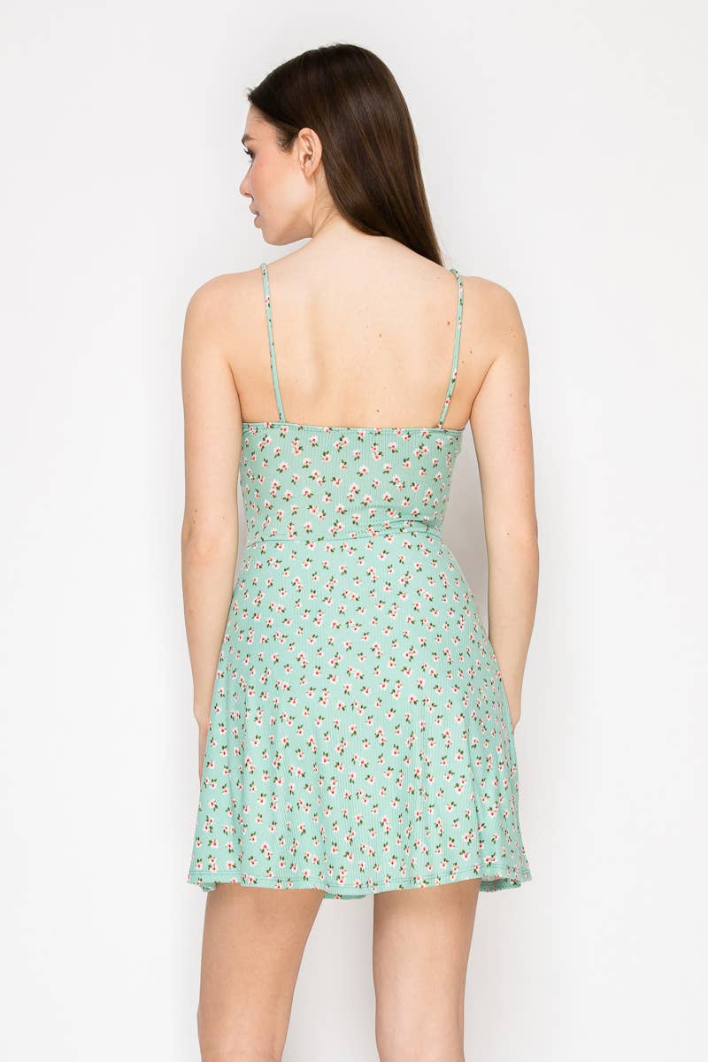 Kimcine – Vestido - Mulher por atacado – KD9815-COLEÇÃO DE FLORES PRIMAVERA&VERÃO(NATAL)20