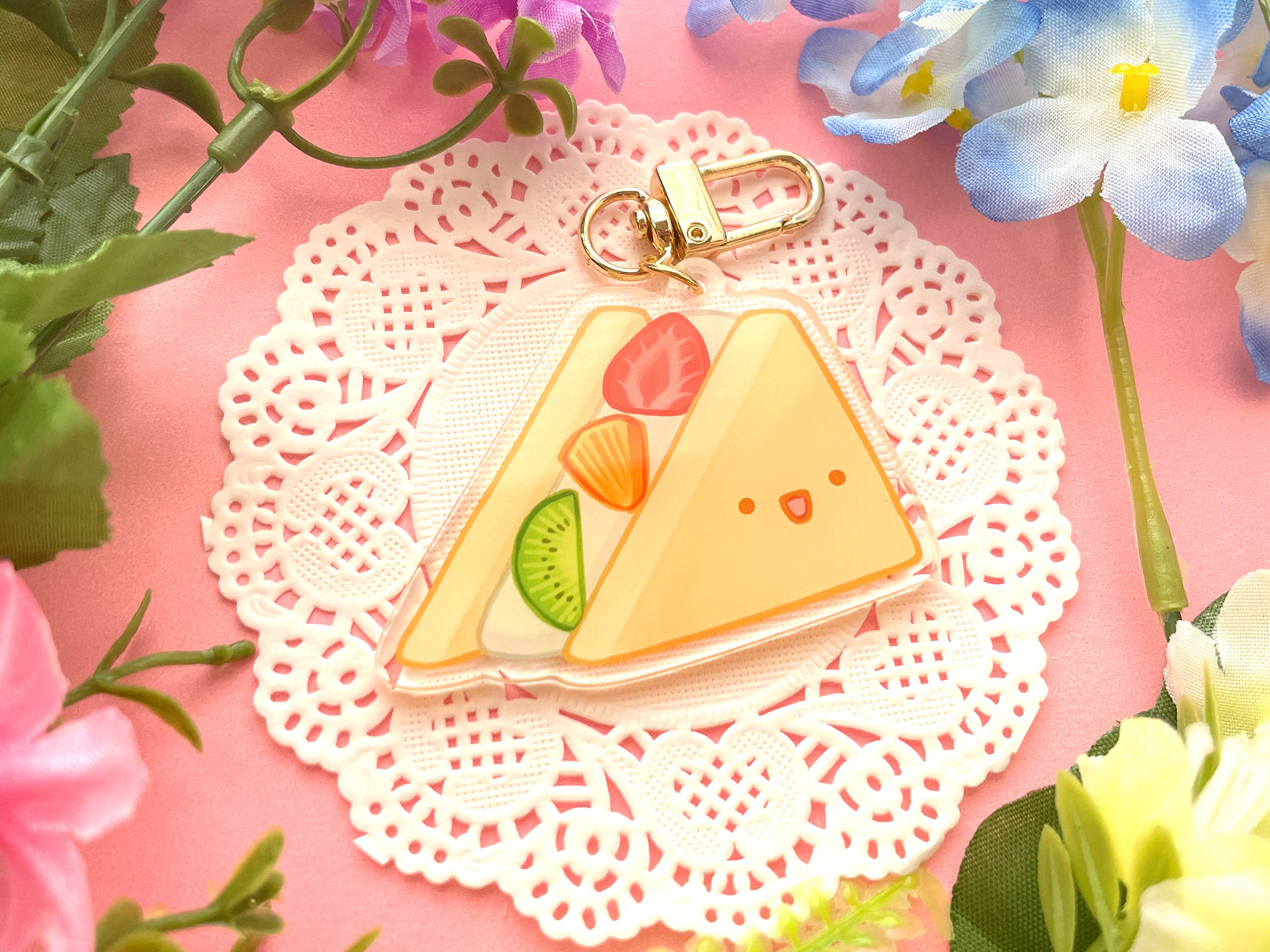 Lilimoon - Wholesale Keychain - Women's - Fruit Sando Keychain Bag Charm Kawaii Drink Food Snack1