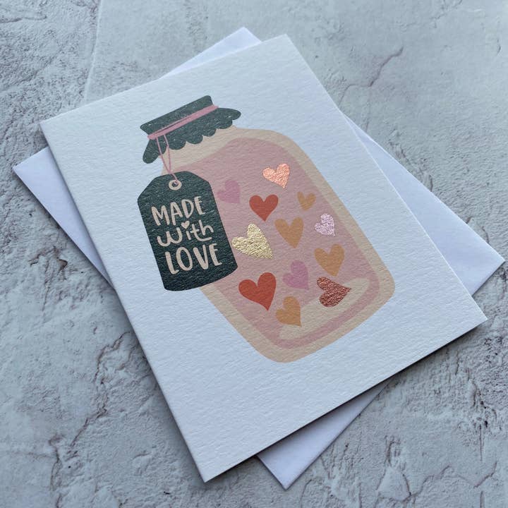 Minitarjeta hecha con amor para venta al por mayor de Heyyy Ltd