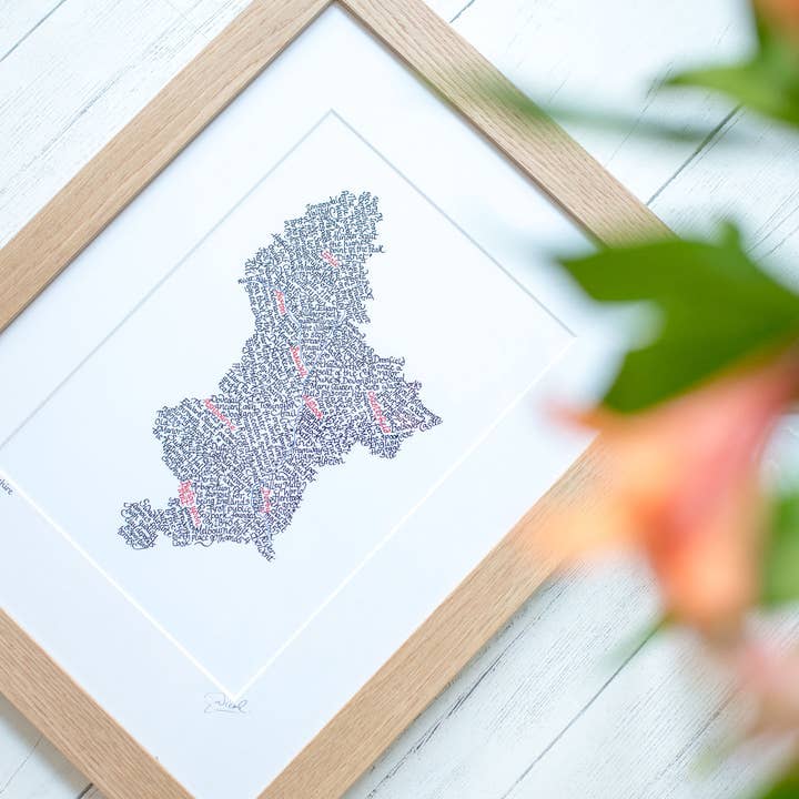 Derbyshire, ongemonteerde opdruk voor wholesale door Nicole Elders